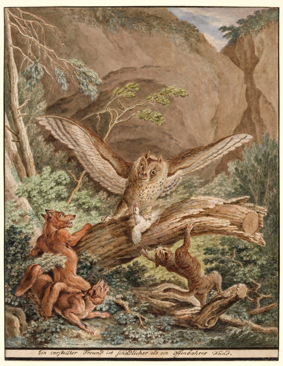 A False Friend is Worse than an Open Enemy
Johann Elias  Ridinger 
18th Century
1871.2009