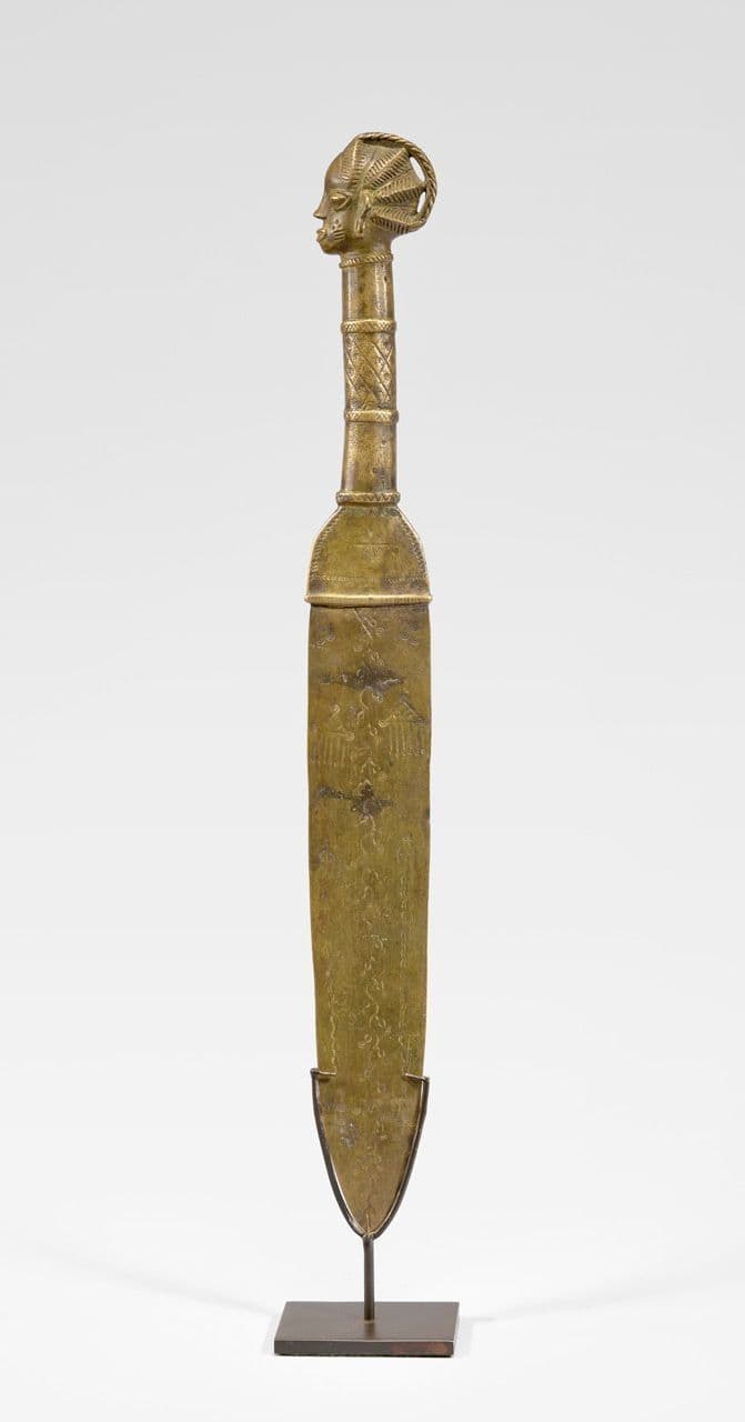 Cast Bronze Ceremonial Knife
Yoruba people, Nigeria (19th century) 19th Century
2024.137.22