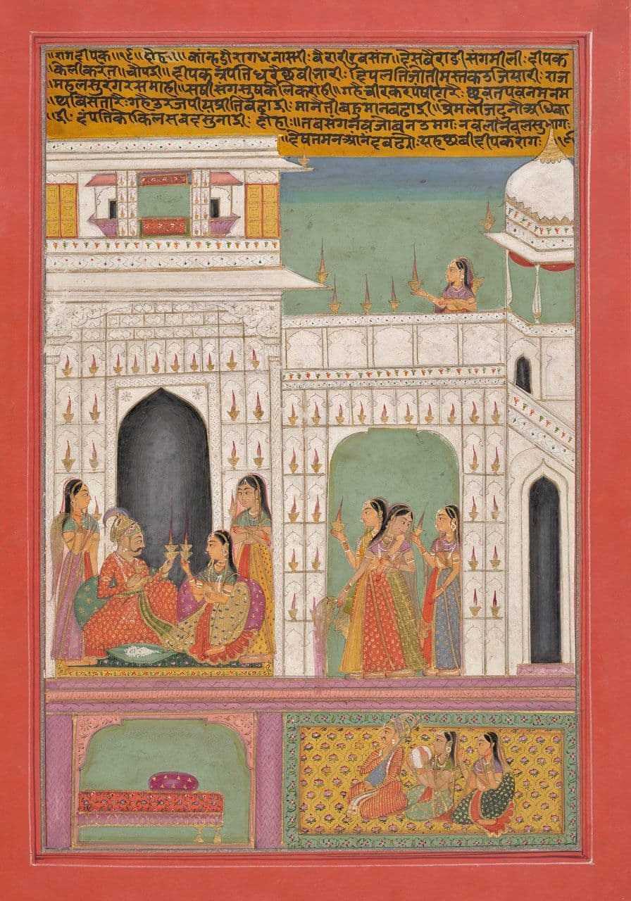 Dipak Raga, Folio from a Ragamala Series