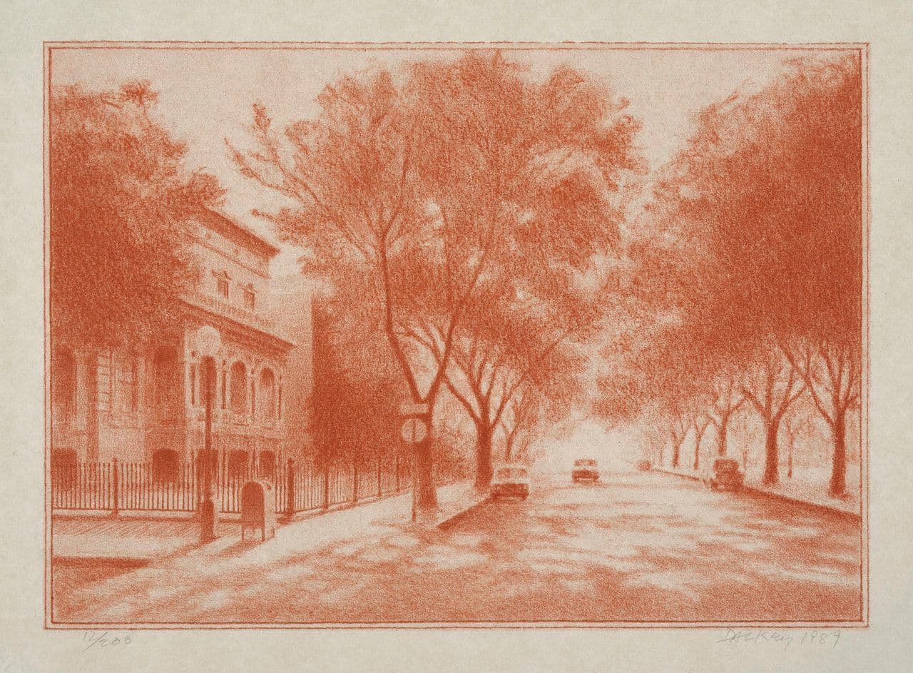 3rd and O Streets Looking West
Fred  Dalkey 20th Century
1989.11