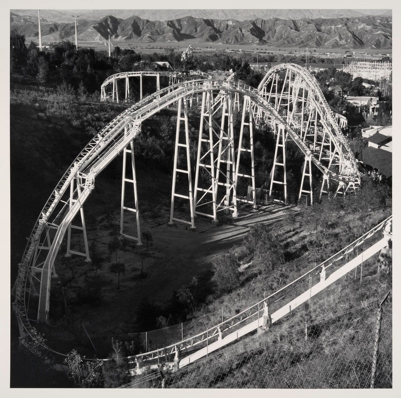 View, Magic Mountain, Valencia, California, from the New California Views portfolio