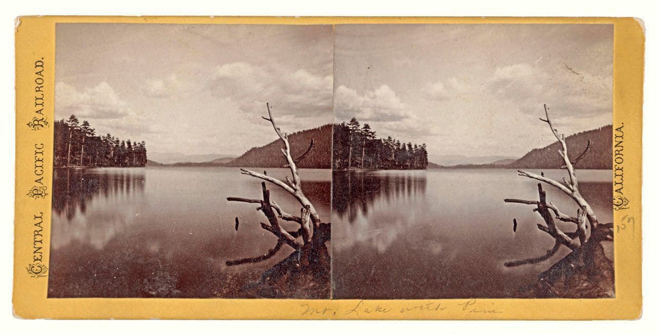 View of Donner Lake. Altitude 5,964