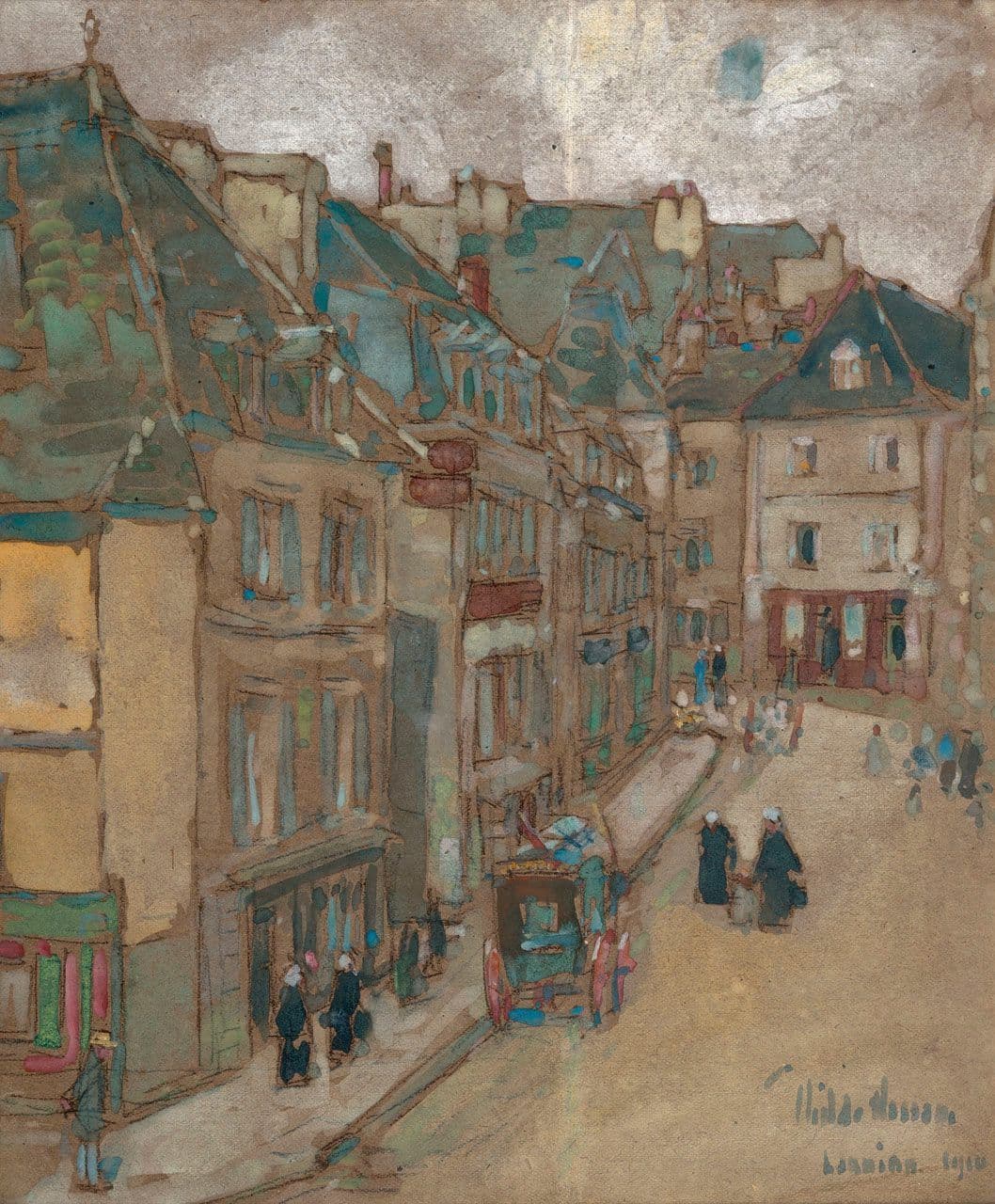 A Street Scene in Brittany
Childe  Hassam 20th Century
2019.145.14