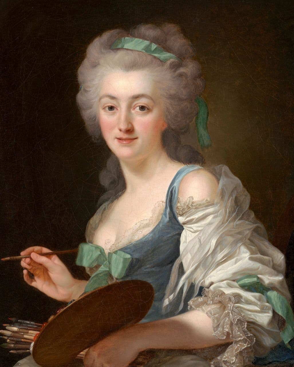Portrait of the Painter Anne Vallayer-Coster