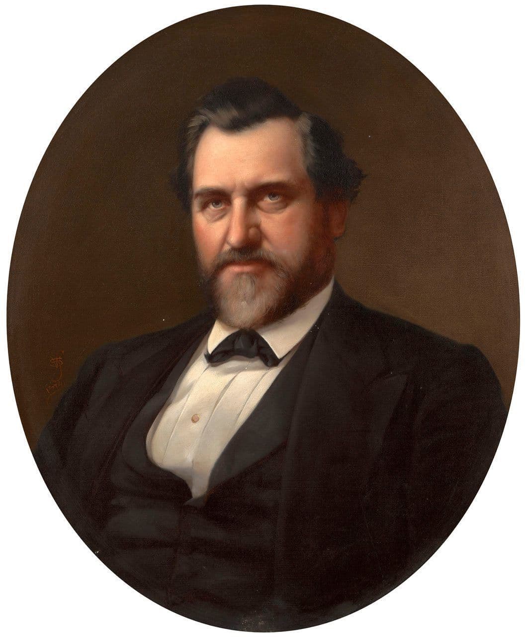 Portrait of Leland Stanford