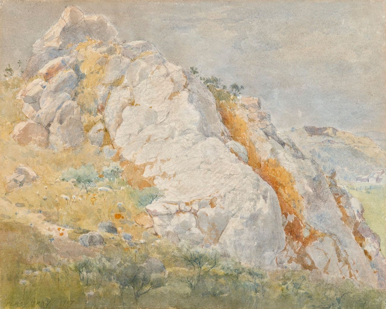 A Rocky Hillside