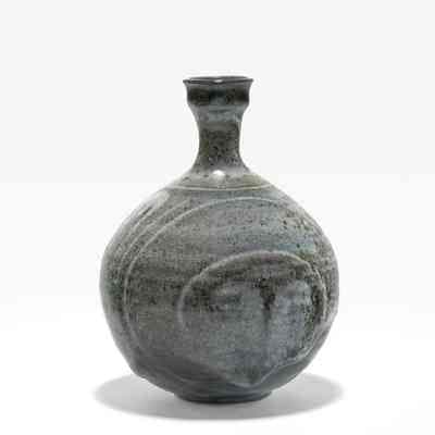 Bottle with Carved Inlay