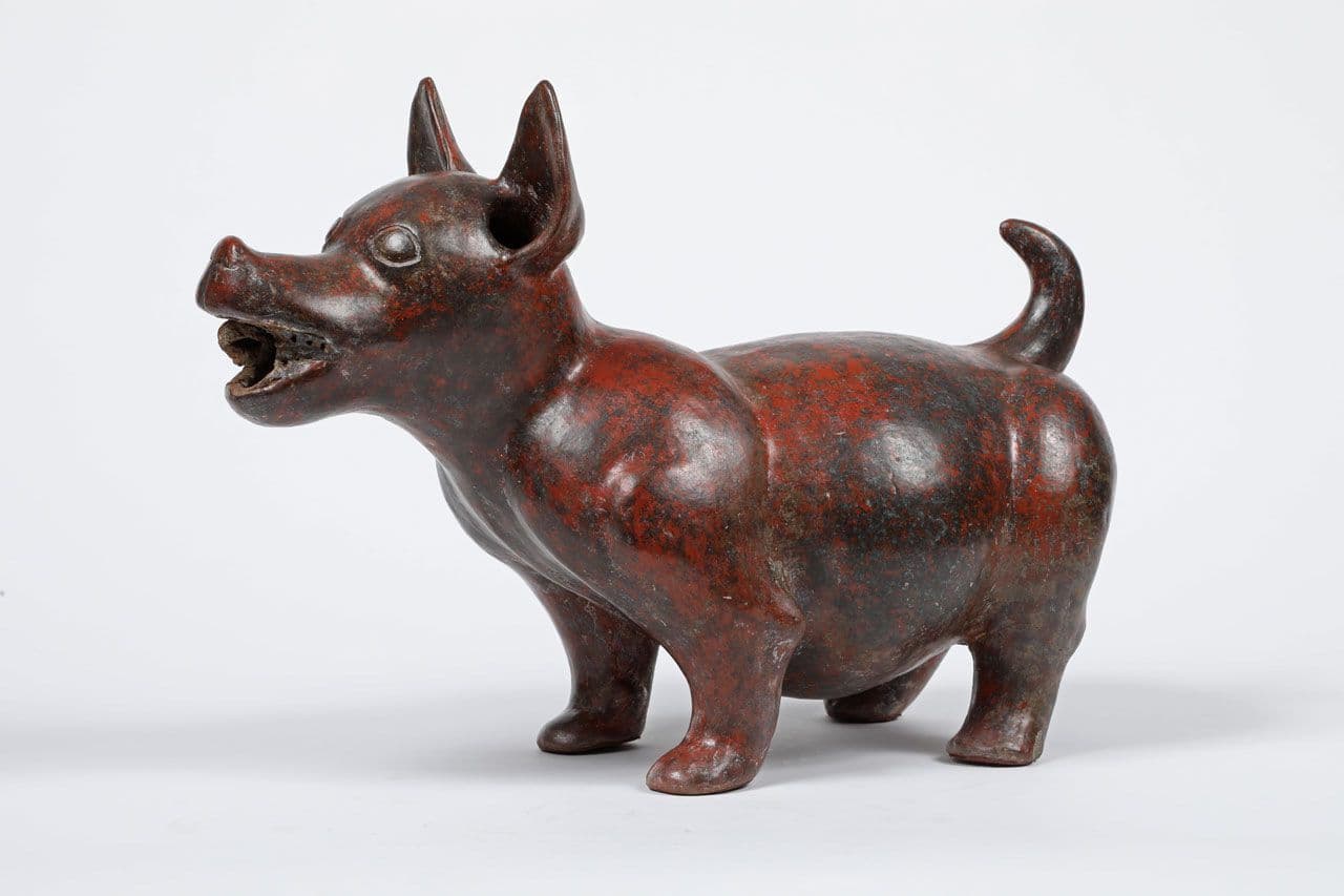 Large Dog Figure
Colima, Mexico (2nd century BCE–2nd century CE)
2nd Century BCE,1st Century BCE,1st Century,2nd Century
2013.99.1 Large Dog Figure