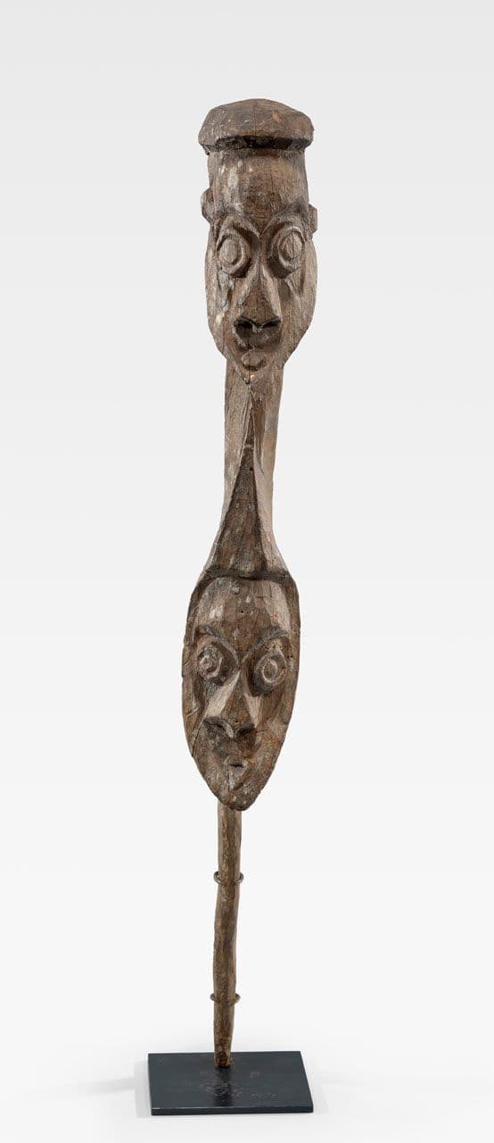 Inyai-Ewa Double Spirit Figure
Inyai-Ewa people, Korowari River region, Middle Sepik River, Papua New Guinea
2023.118.10 Inyai-Ewa Double Spirit Figure
Inyai-Ewa people, Korowari River region, Middle Sepik River, Papua New Guinea
2023.118.10