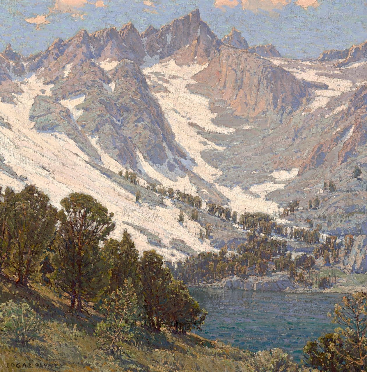 Rugged Slopes and Tamarack
Edgar Payne
20th Century
2023.91.1 Rugged Slopes and Tamarack