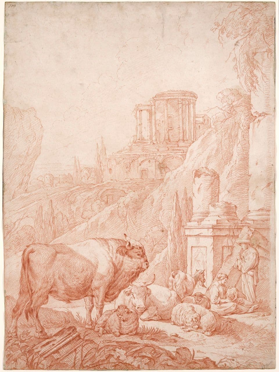 A Roman Landscape
Johann Heinrich Roos
17th Century
1871.942 A Roman Landscape
Johann Heinrich Roos
17th Century
1871.942