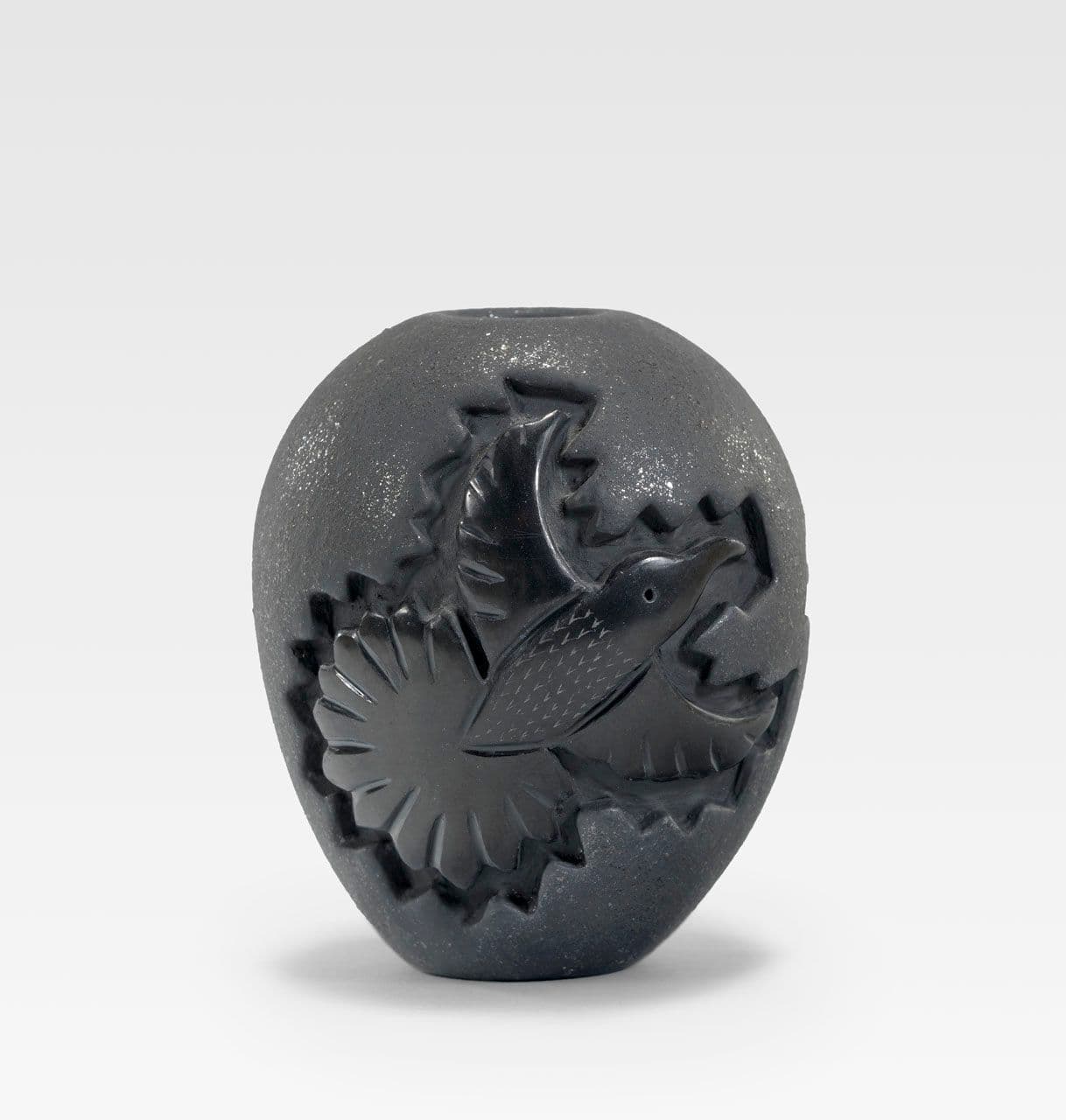 Blackware Miniature Vessel
Linda Tafoya-Sanchez
20th Century,21st Century
2022.77.33 Blackware Miniature Vessel
