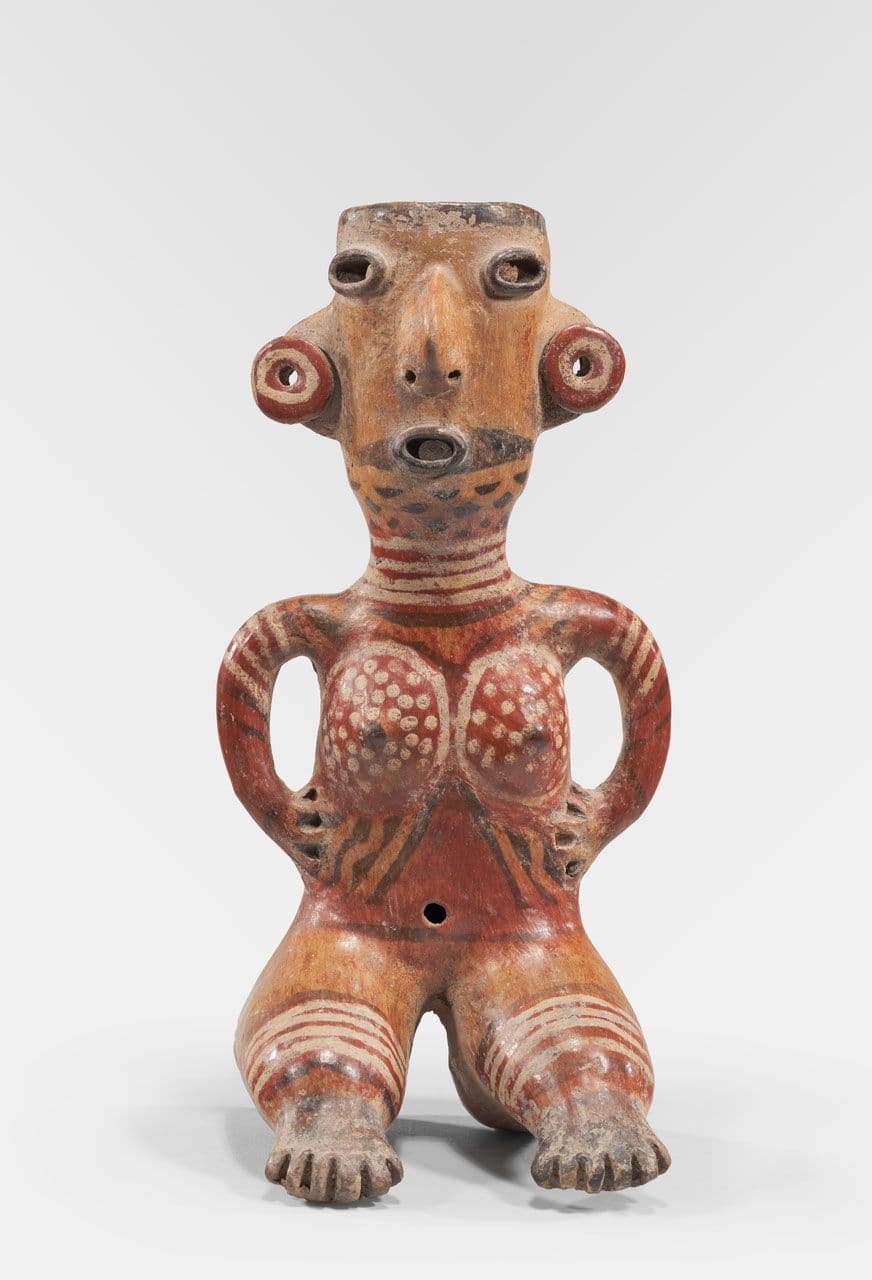 Seated Female Figure
Zacatecas, Mexico (3rd century)
3rd Century
2018.9.4 Seated Female Figure
Zacatecas, Mexico (3rd century)
3rd Century
2018.9.4