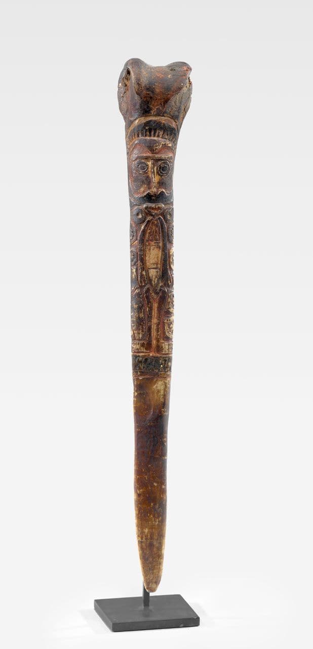 Bone Dagger
Abelam people, Maprik District, Papua New Guinea
20th Century
2023.118.8 Bone Dagger
Abelam people, Maprik District, Papua New Guinea
20th Century
2023.118.8