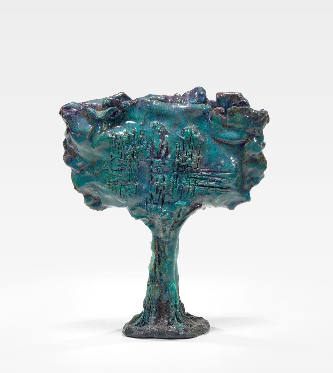 Small Abstract Turquoise Vase
Mary Tuthill Lindheim
20th Century
2010.44.4 Small Abstract Turquoise Vase