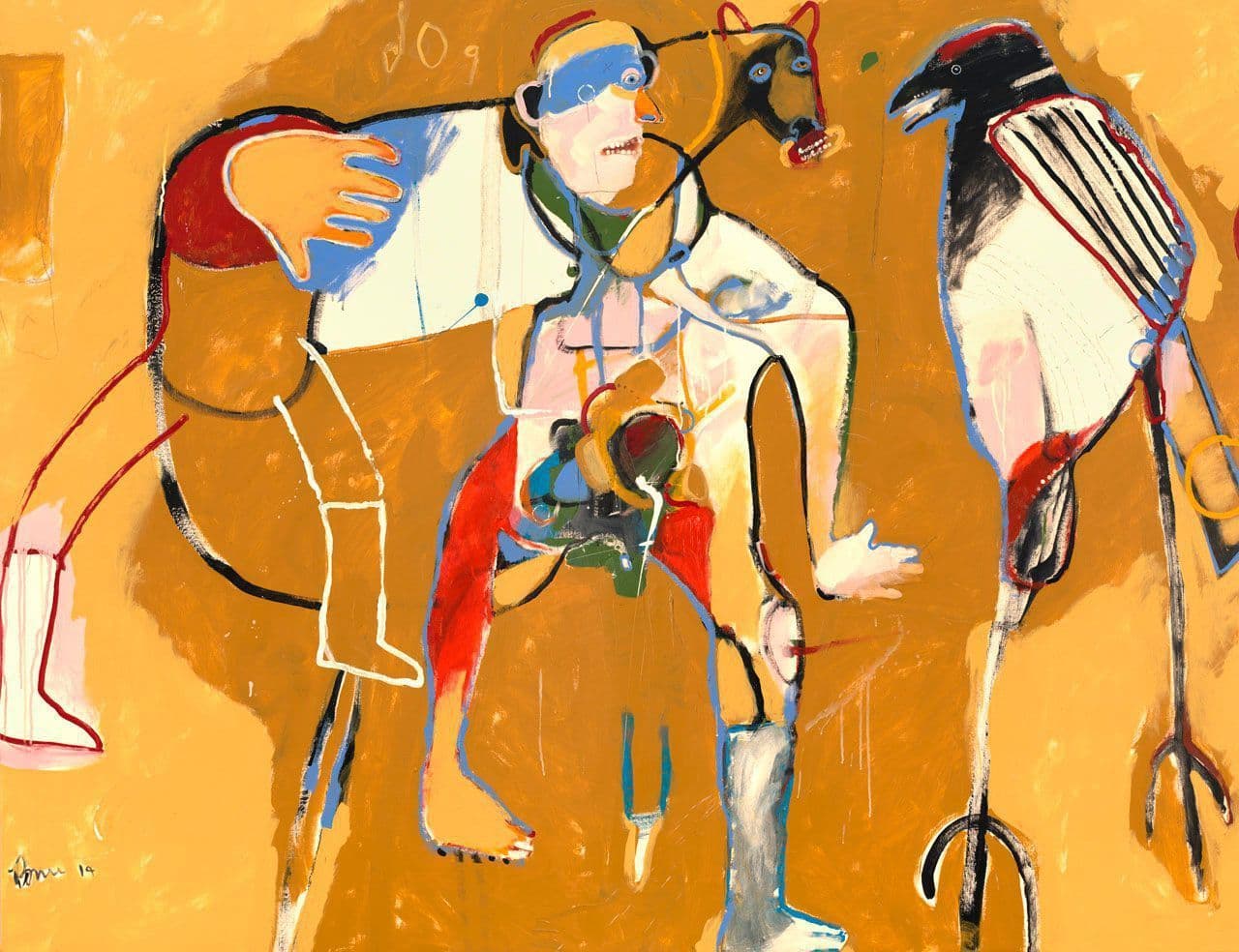 Coyote and Crow Story
Rick Bartow
21st Century
2019.29 Coyote and Crow Story