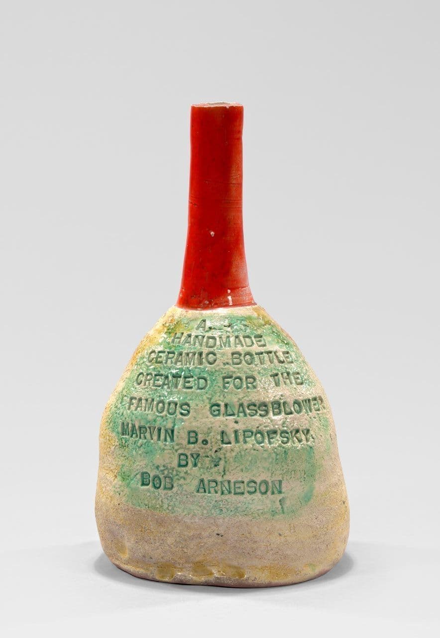 Untitled (Bottle for Marvin)
Robert Arneson
20th Century
2025.22.1 Untitled (Bottle for Marvin)