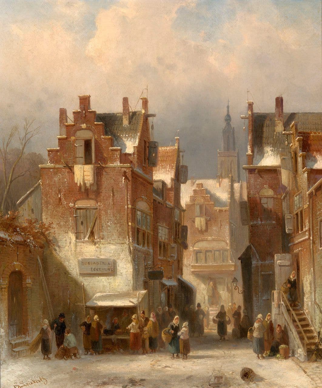 Dutch Town in Winter
Charles Henri Joseph Leickert
19th Century
2019.117.69 Dutch Town in Winter