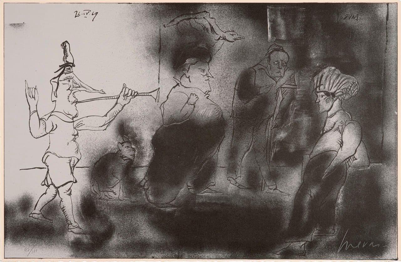 Interior, Plate 10, from the series Homage to Quevedo Interior, Plate 10, from the series Homage to Quevedo