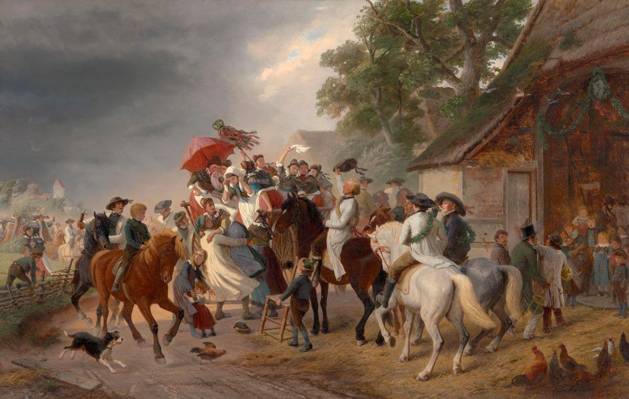 The Harvest Festival before an Approaching Storm
William Hahn
19th Century
2005.42 The Harvest Festival before an Approaching Storm