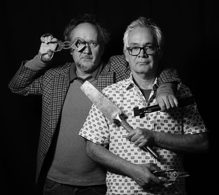 Fig. 2. Einar de la Torre  (left) and Jamex de la Torre (right). Photo by Josue Castro.