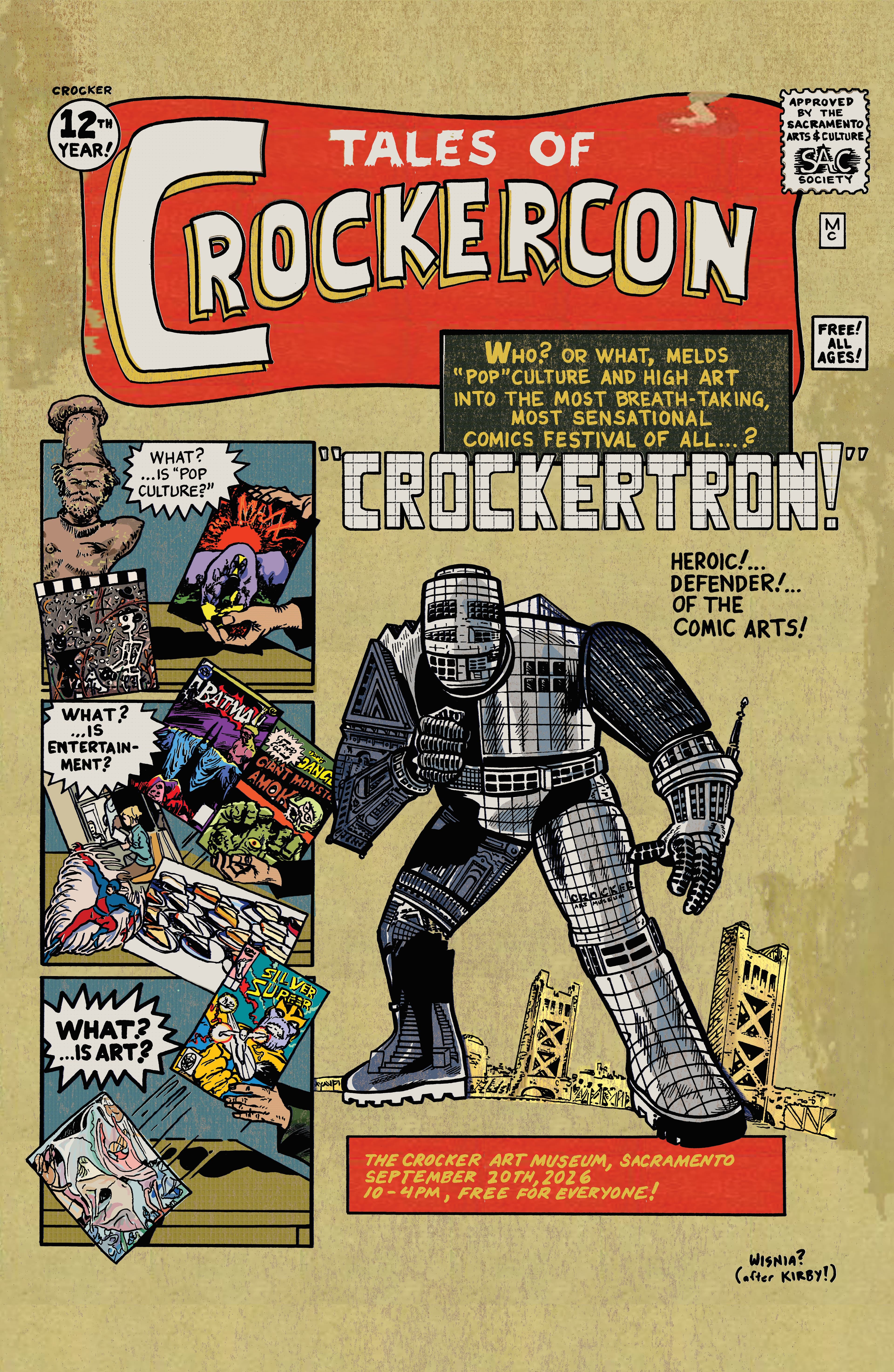 The 2026 CrockerCon poster designed by Chris Wisnia.