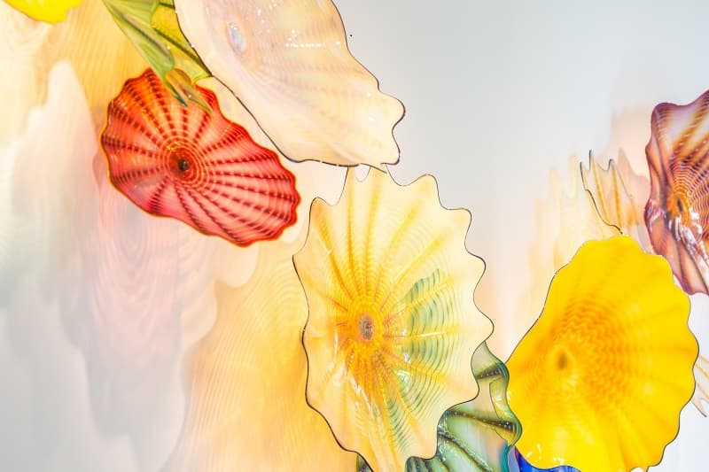 Dale Chihuly, Persian Wall, 2006. Glass, dimensions variable.