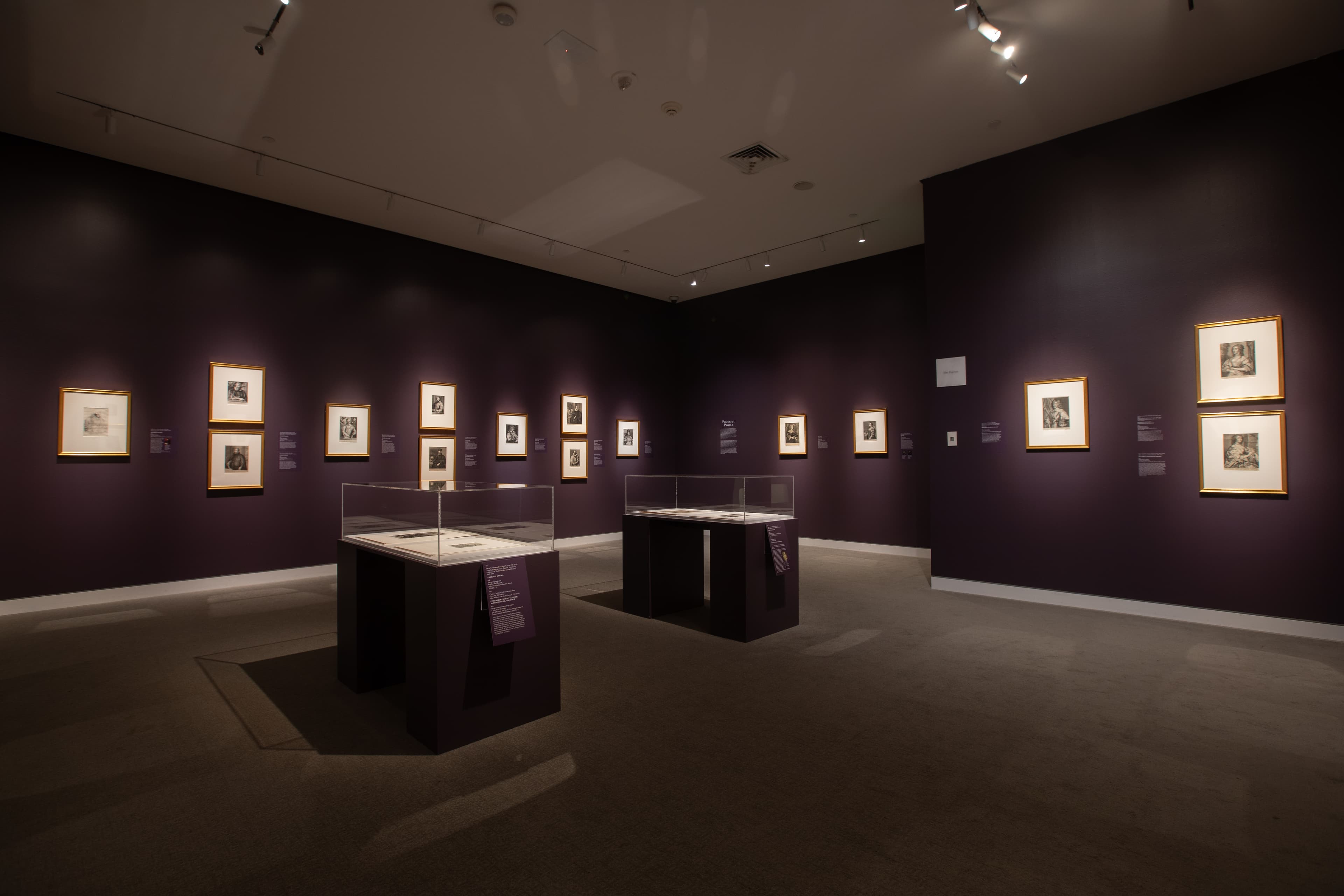 Arts, Letters, and Power: Van Dyck and the Portrait Print Install Arts, Letters, and Power: Van Dyck and the Portrait Print Install