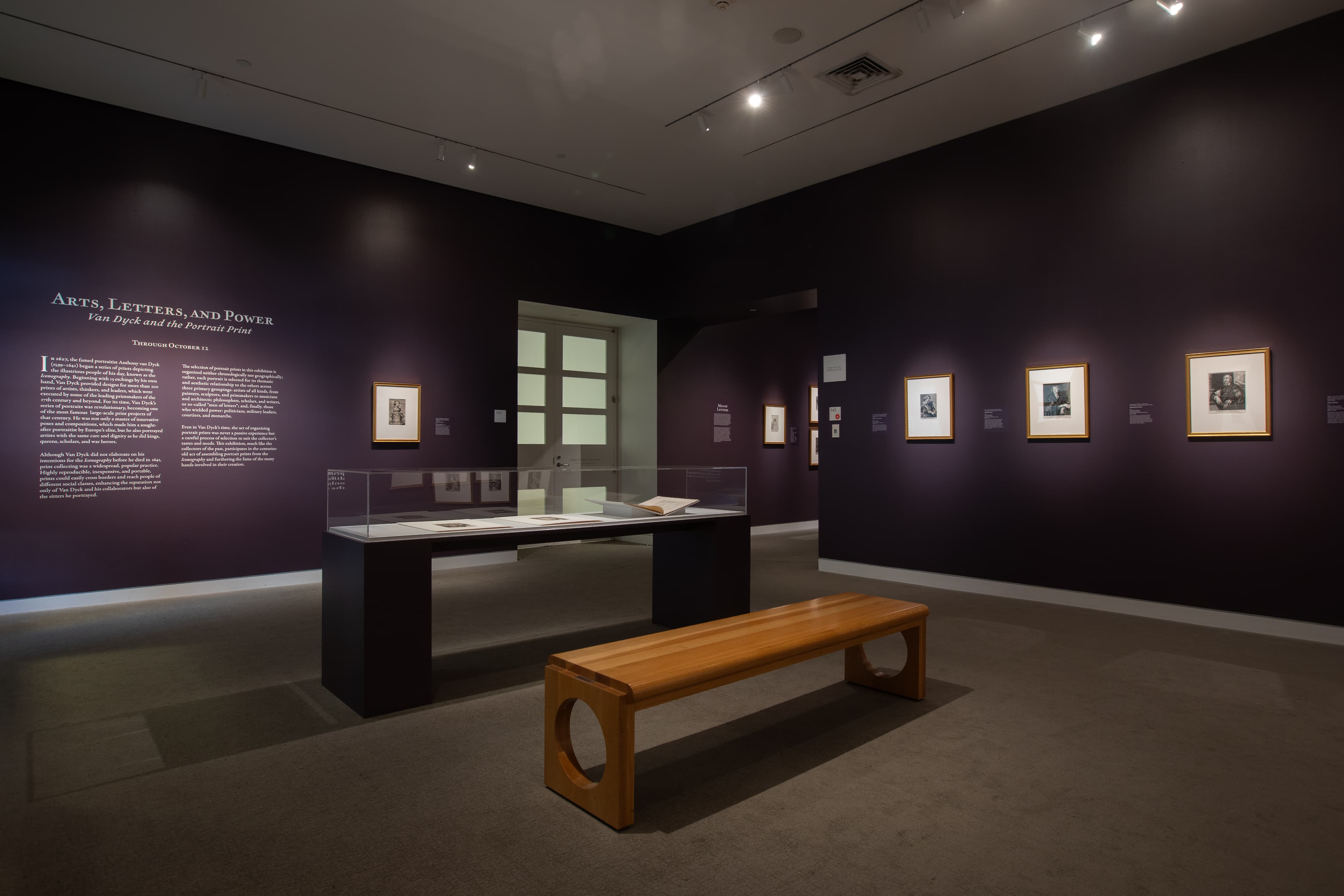 Arts, Letters, and Power: Van Dyck and the Portrait Print Install Arts, Letters, and Power: Van Dyck and the Portrait Print Install