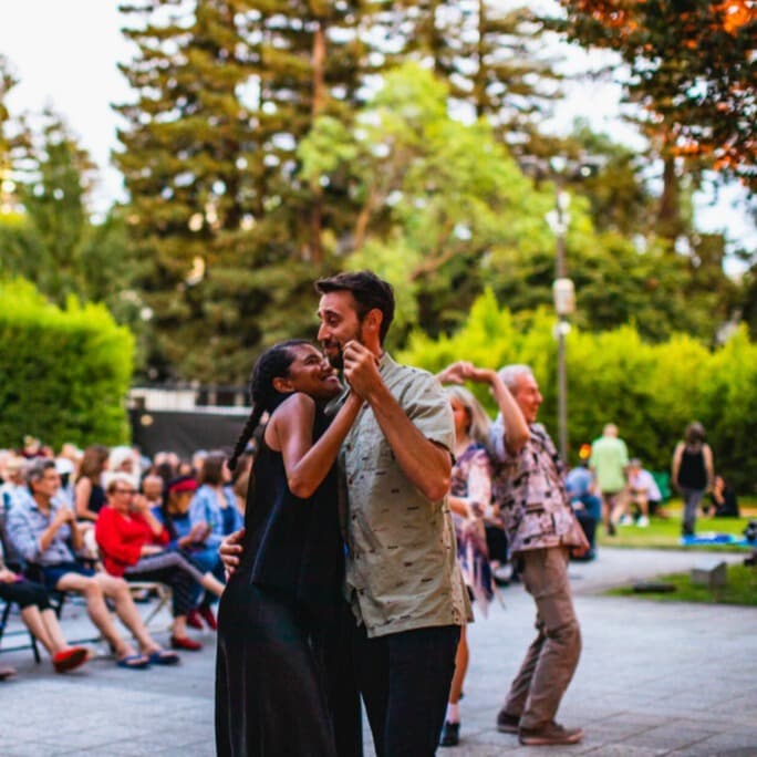 Dancing couple at Jazz Night