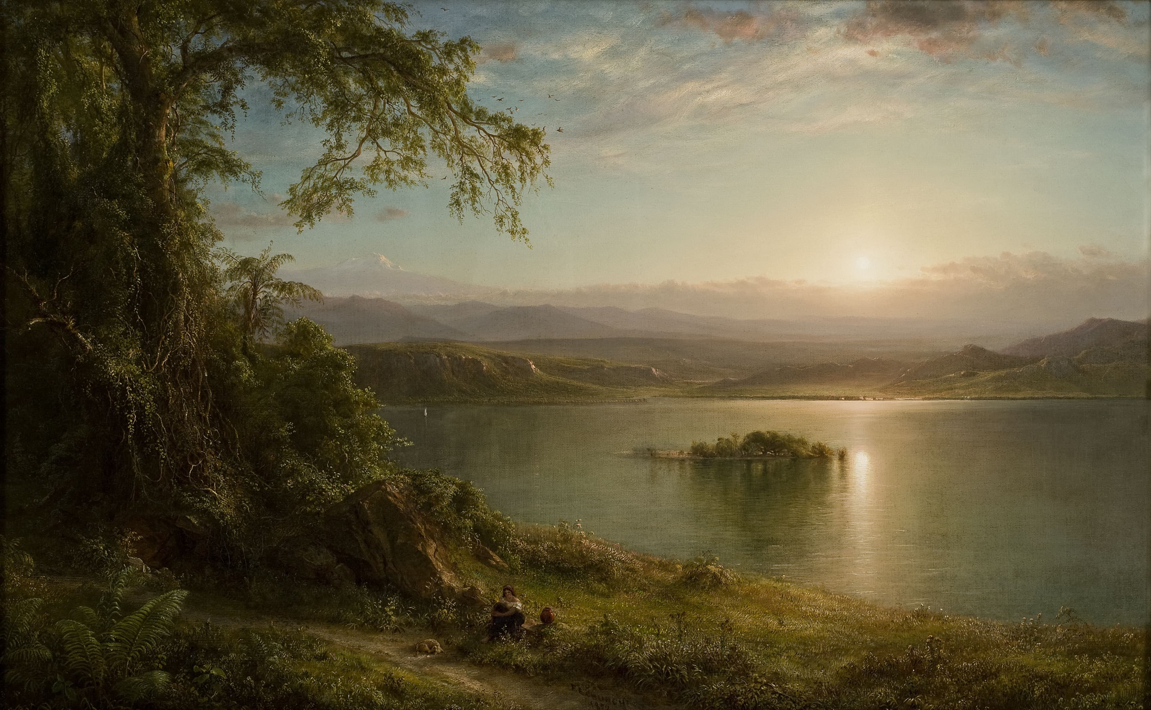 Frederic Edwin Church (American, 1826-1900), "Morning in the Tropics," 1872. Oil on canvas, 28 3/4 × 46 1/2 in. Museo de Arte de Ponce. The Luis A. Ferré Foundation, Inc. - Sense of Beauty