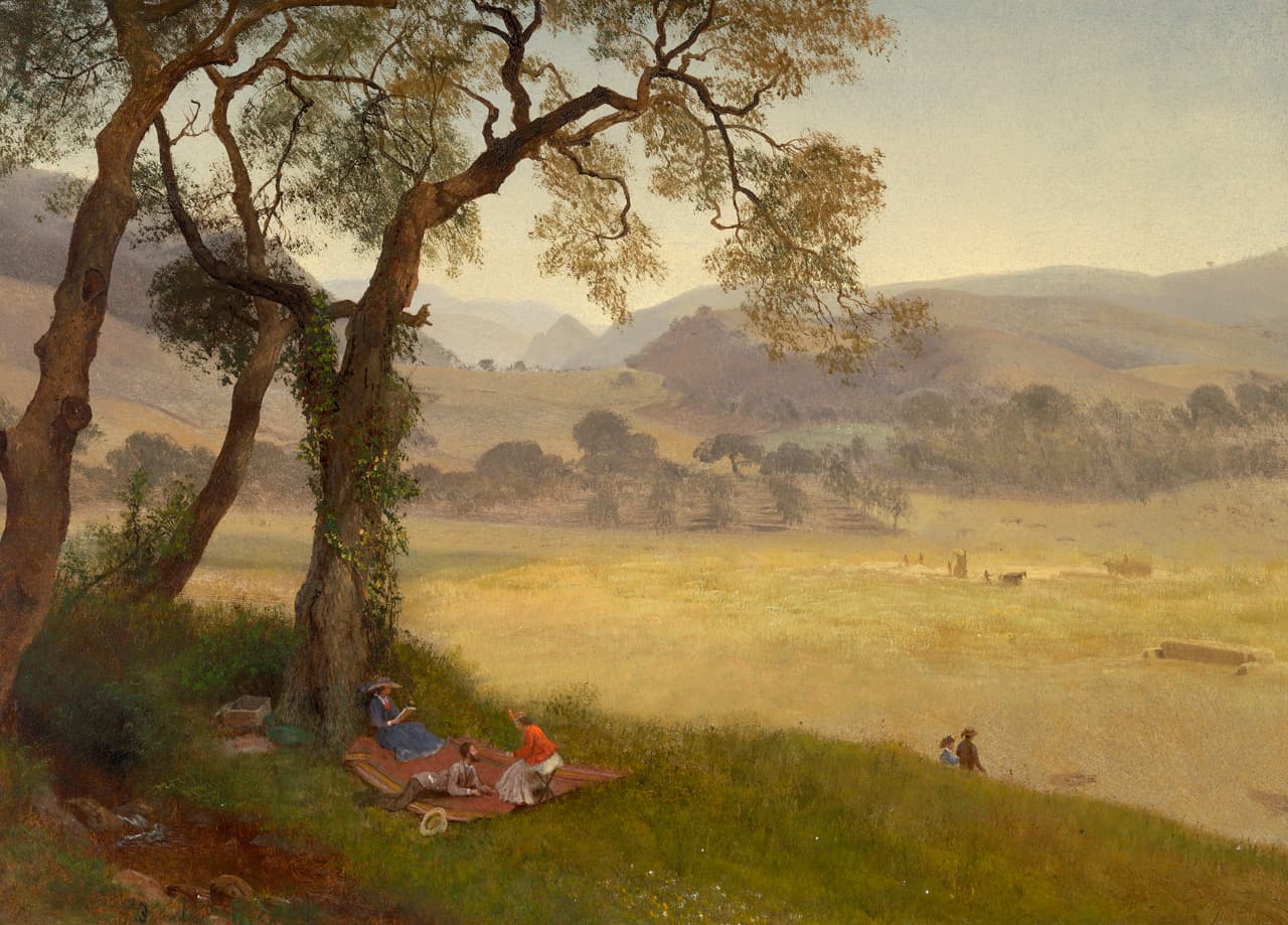 Albert Bierstadt - A Golden Summer Day Near Oakland - 2026.2.1